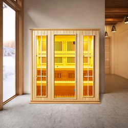 Инфракрасная сауна Mexda WS-1704SR красный кедр 2000*1500*2100